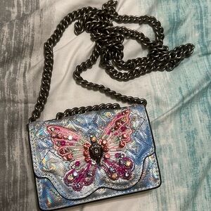 Kurt Geiger Micro Kensington Butterfly Convertible Crossbody Bag
